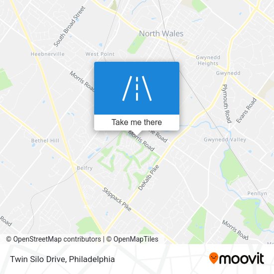 Twin Silo Drive map