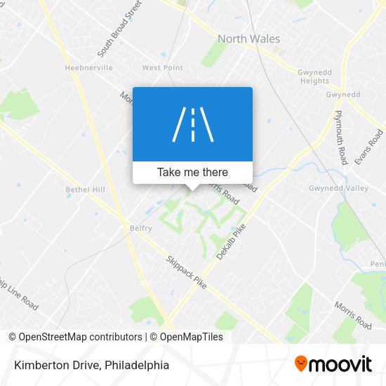 Mapa de Kimberton Drive