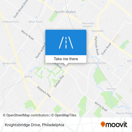 Knightsbridge Drive map