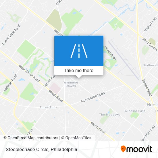 Mapa de Steeplechase Circle