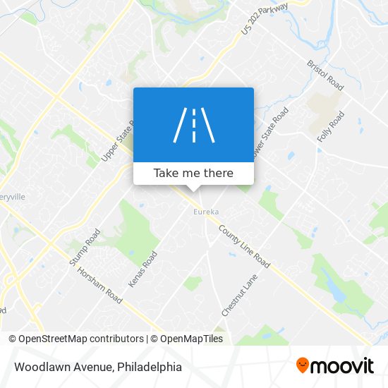 Woodlawn Avenue map