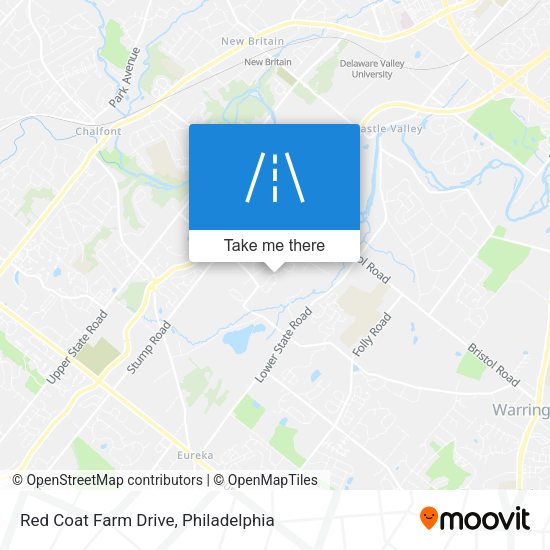 Mapa de Red Coat Farm Drive