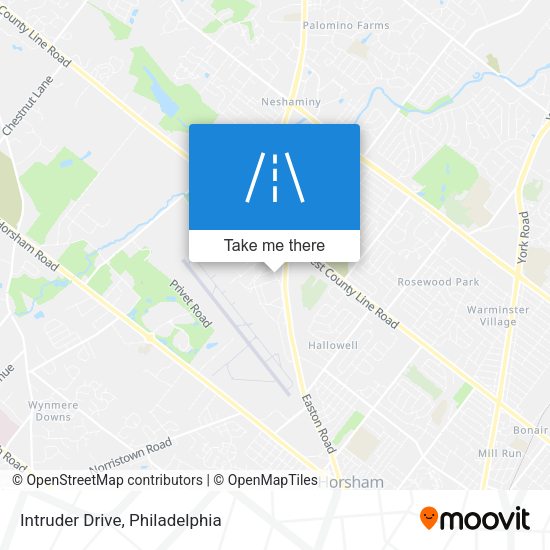 Intruder Drive map