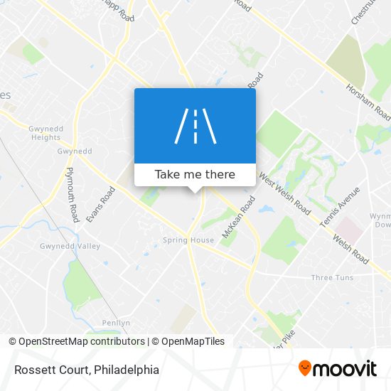 Mapa de Rossett Court