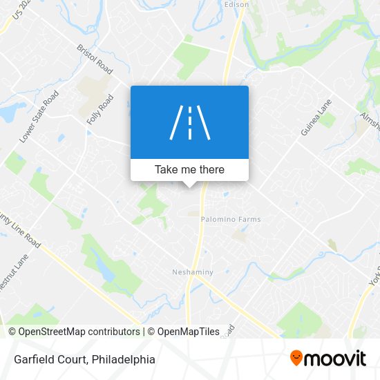 Mapa de Garfield Court