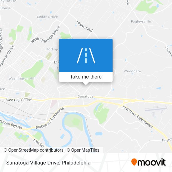 Mapa de Sanatoga Village Drive