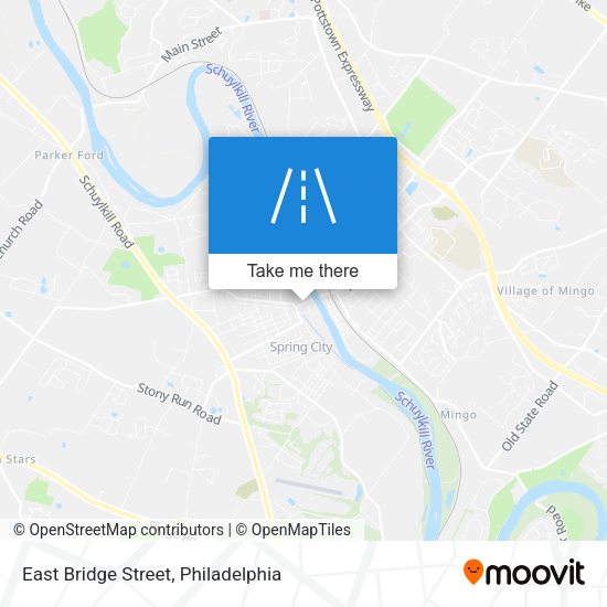 Mapa de East Bridge Street