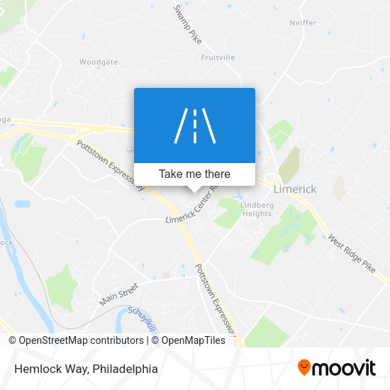 Mapa de Hemlock Way
