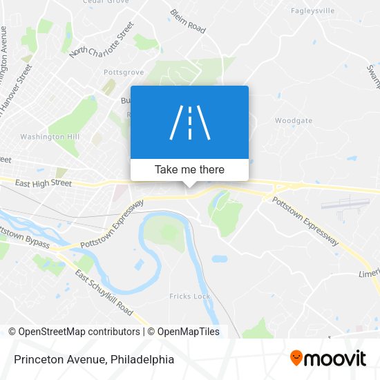 Princeton Avenue map