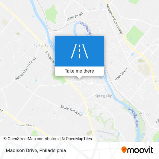 Mapa de Madison Drive