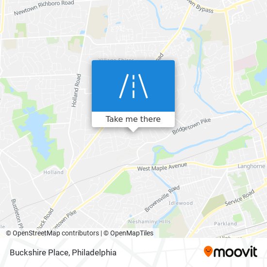 Mapa de Buckshire Place