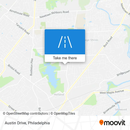 Austin Drive map