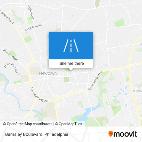 Barnsley Boulevard map