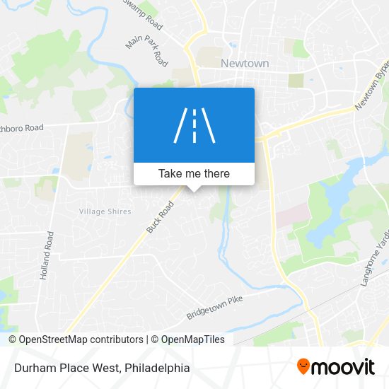 Durham Place West map
