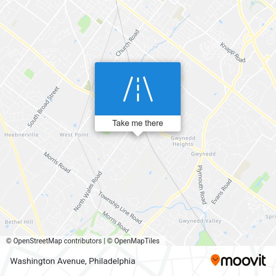 Washington Avenue map