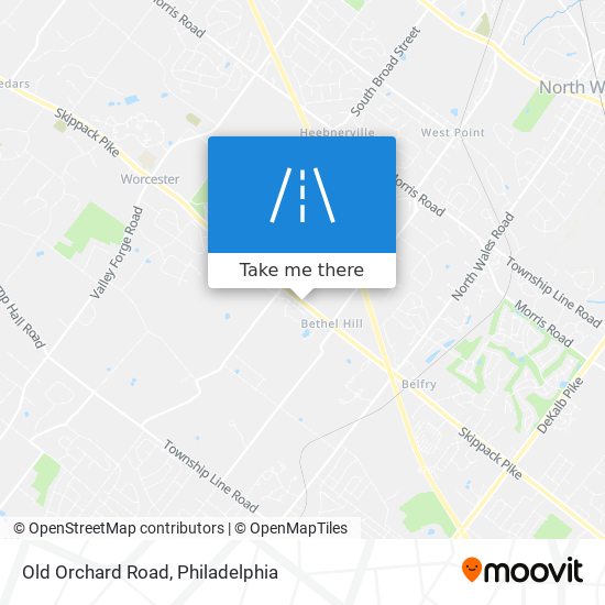 Old Orchard Road map