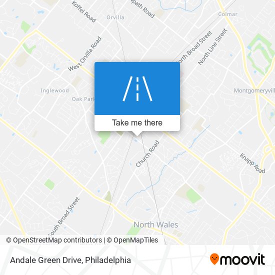 Andale Green Drive map