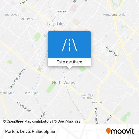 Porters Drive map
