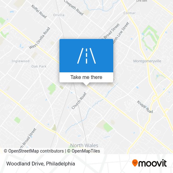 Mapa de Woodland Drive