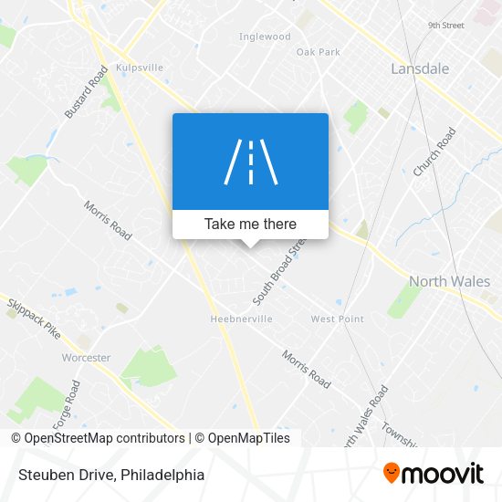 Mapa de Steuben Drive