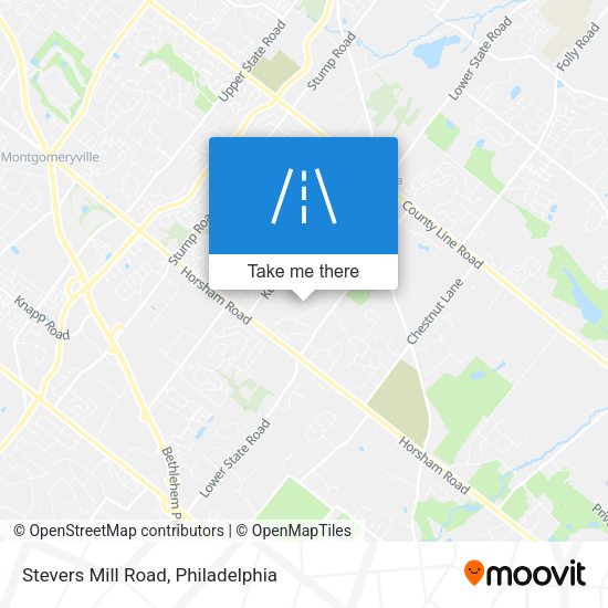 Stevers Mill Road map