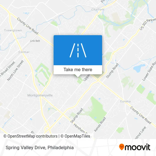 Spring Valley Drive map