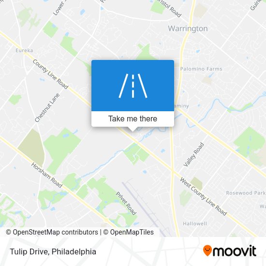 Mapa de Tulip Drive