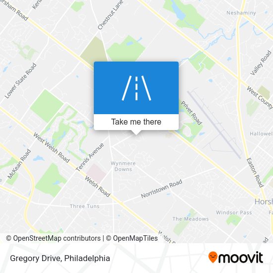 Mapa de Gregory Drive