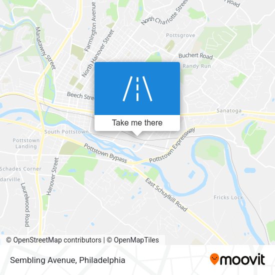 Sembling Avenue map