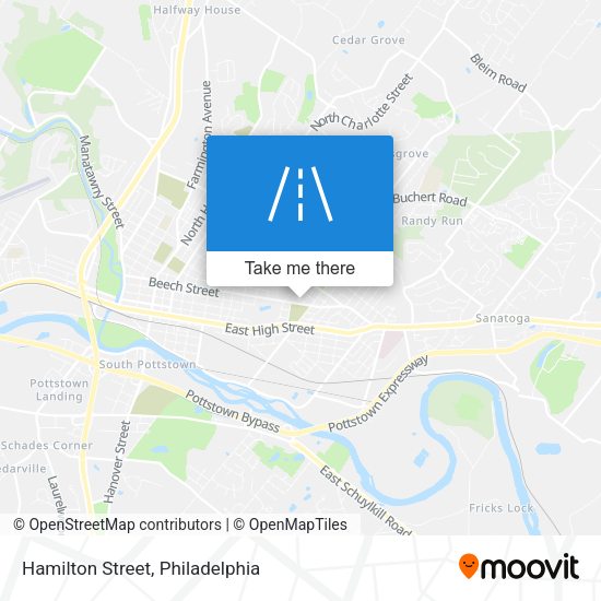 Mapa de Hamilton Street