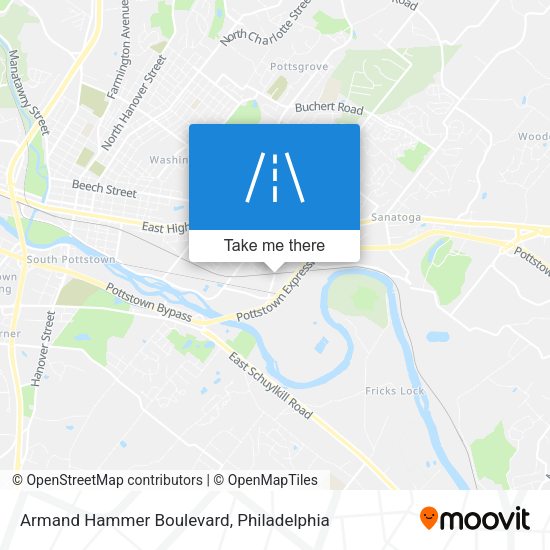 Armand Hammer Boulevard map