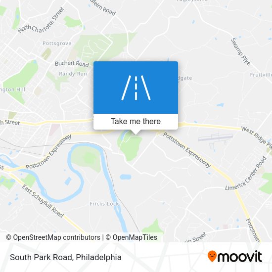 South Park Road map