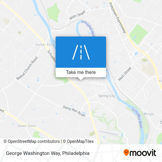 Mapa de George Washington Way