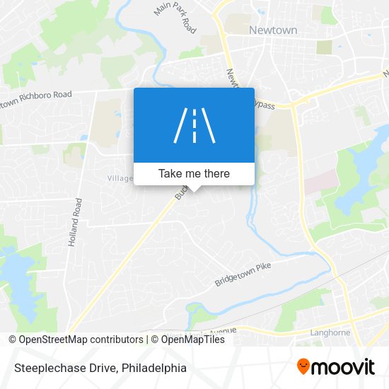 Steeplechase Drive map