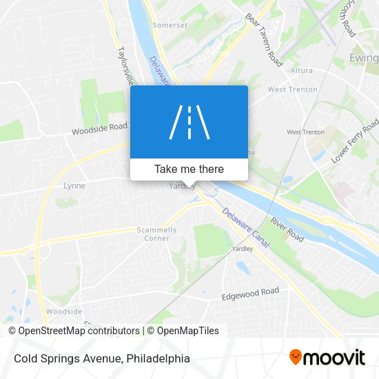 Cold Springs Avenue map