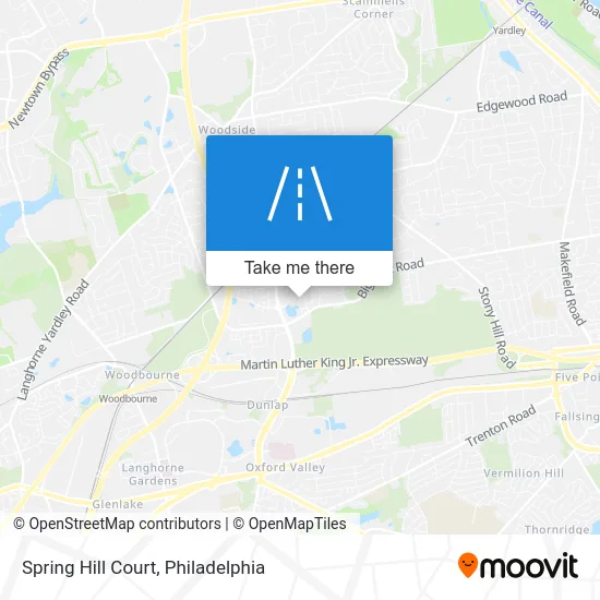 Spring Hill Court map