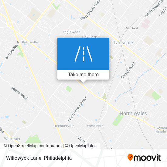Mapa de Willowyck Lane