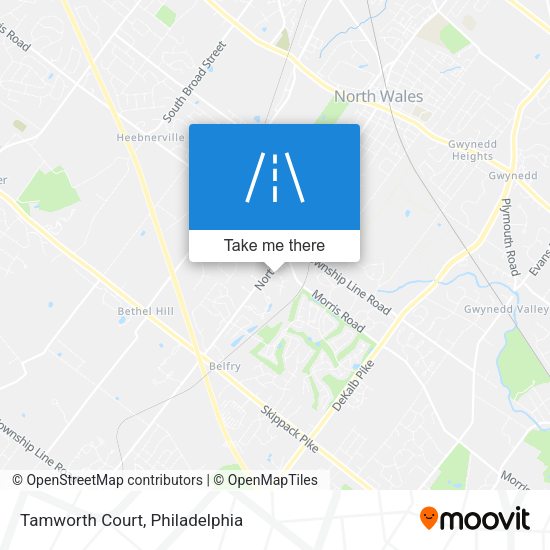 Tamworth Court map