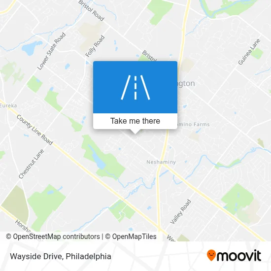 Wayside Drive map