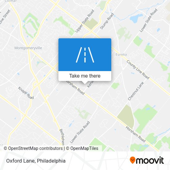 Mapa de Oxford Lane