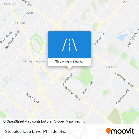 Steeplechase Drive map