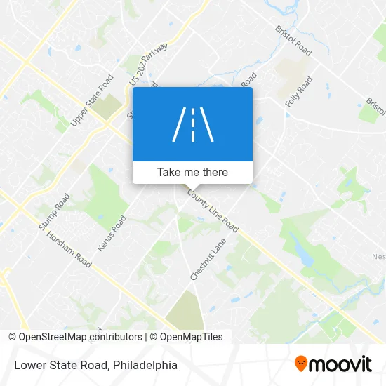 Lower State Road map