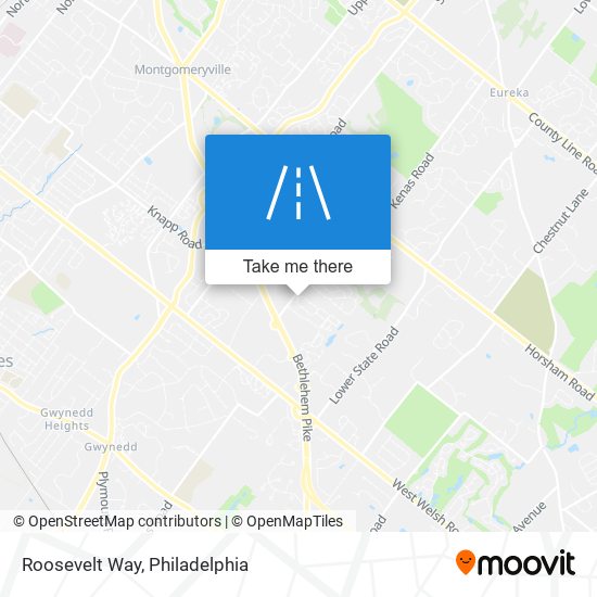 Mapa de Roosevelt Way