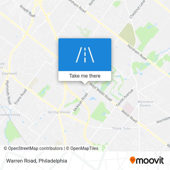 Mapa de Warren Road