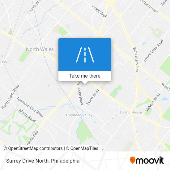 Surrey Drive North map