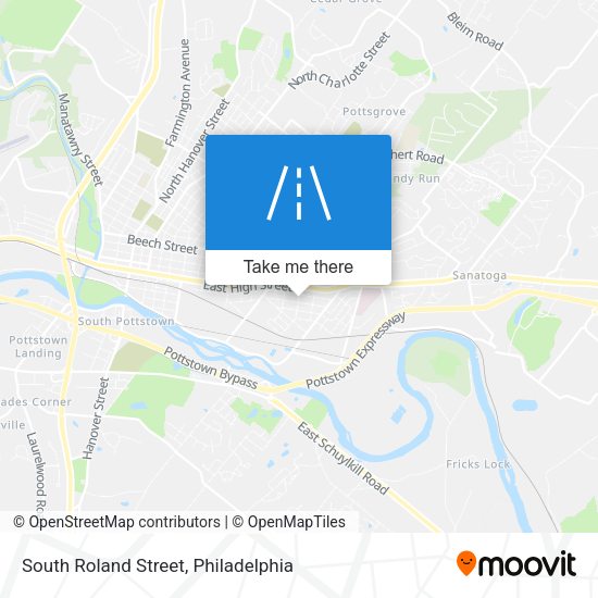 Mapa de South Roland Street