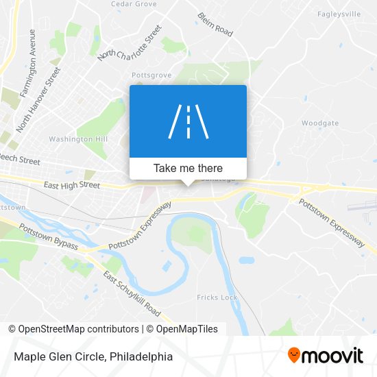 Mapa de Maple Glen Circle