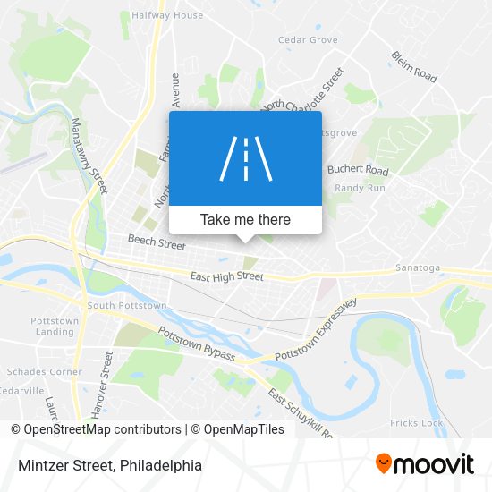 Mapa de Mintzer Street