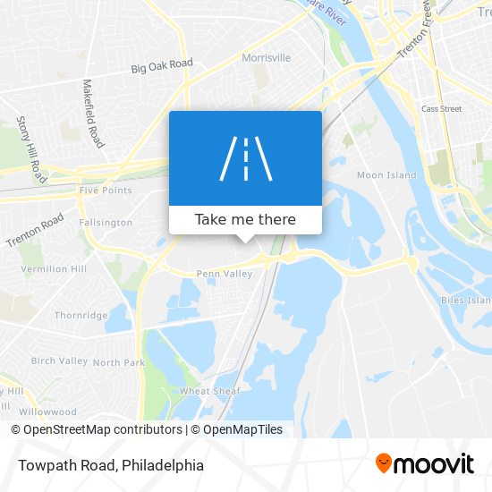 Mapa de Towpath Road