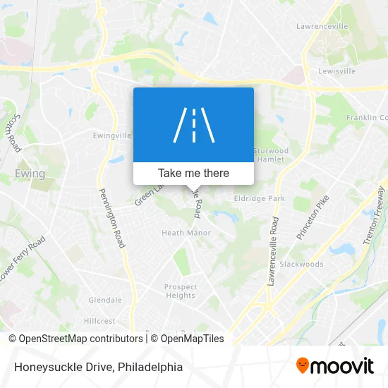 Honeysuckle Drive map